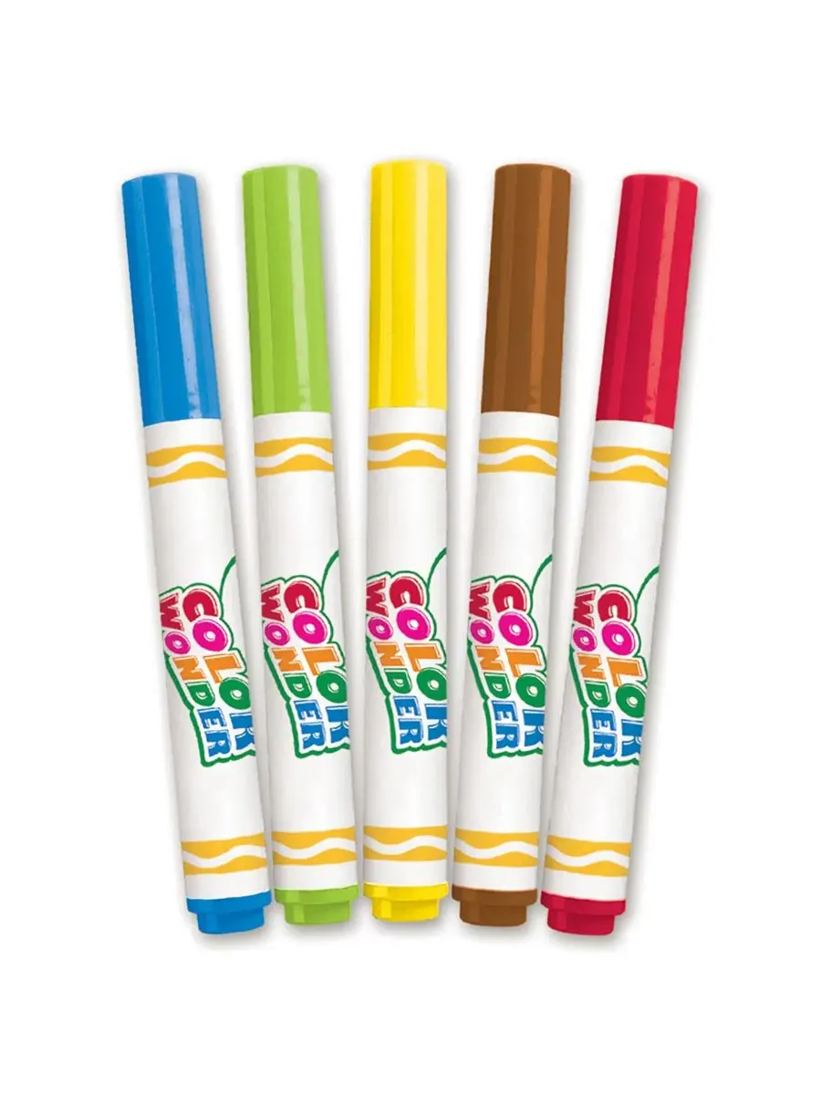 Набор для раскрашивания Color Wonder Mickey Mouse, 2 комплекта по 18 страниц и 5 маркеров Crayola — изображение 6 из 10