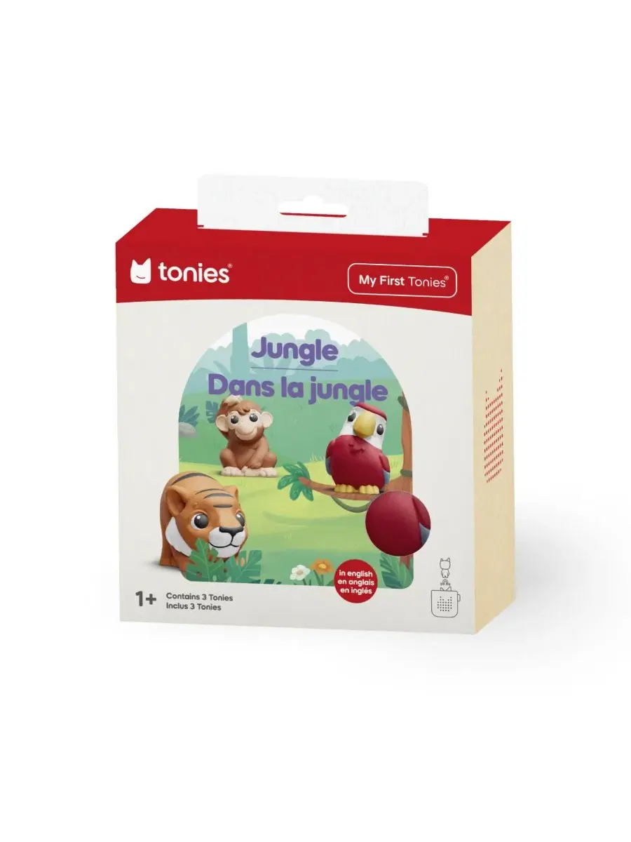 Набор фигурок My First Tonies Jungle Set: обезьянка, попугай и тигр, 3 штуки — изображение 2 из 11, нет цвета