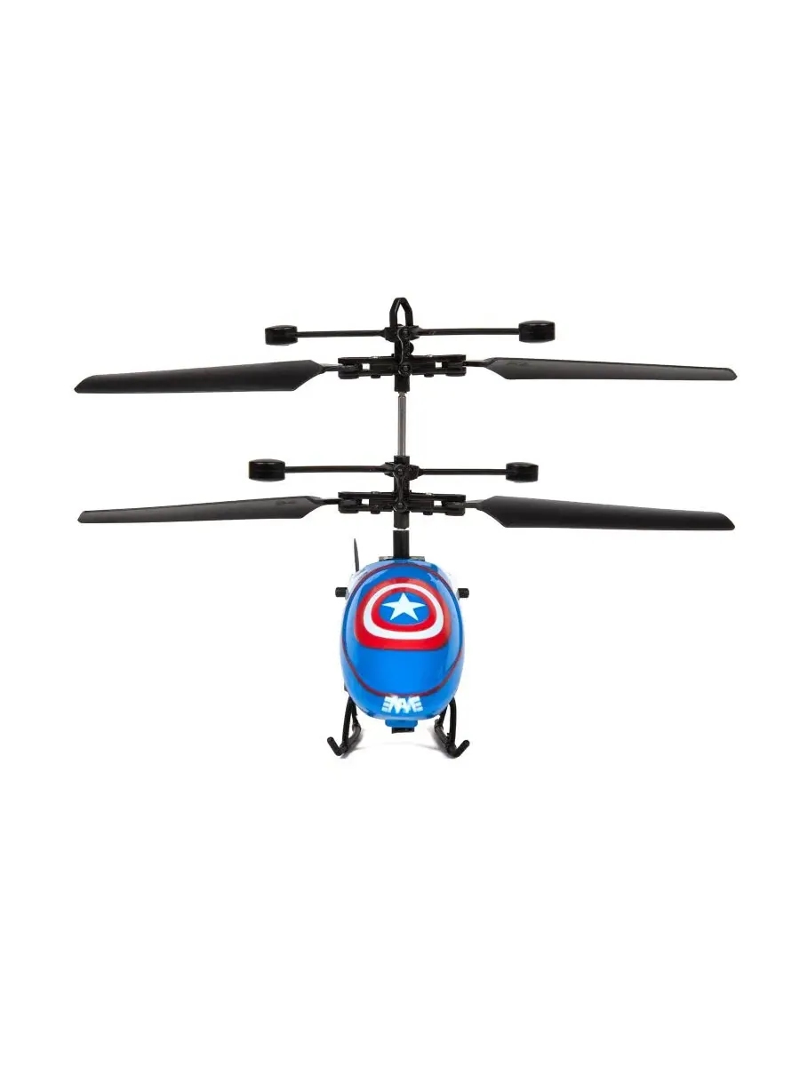 Вертолет Marvel Капитан Америка с 2 каналами ИК-подсветки World Tech Toys — изображение 4 из 8, мульти