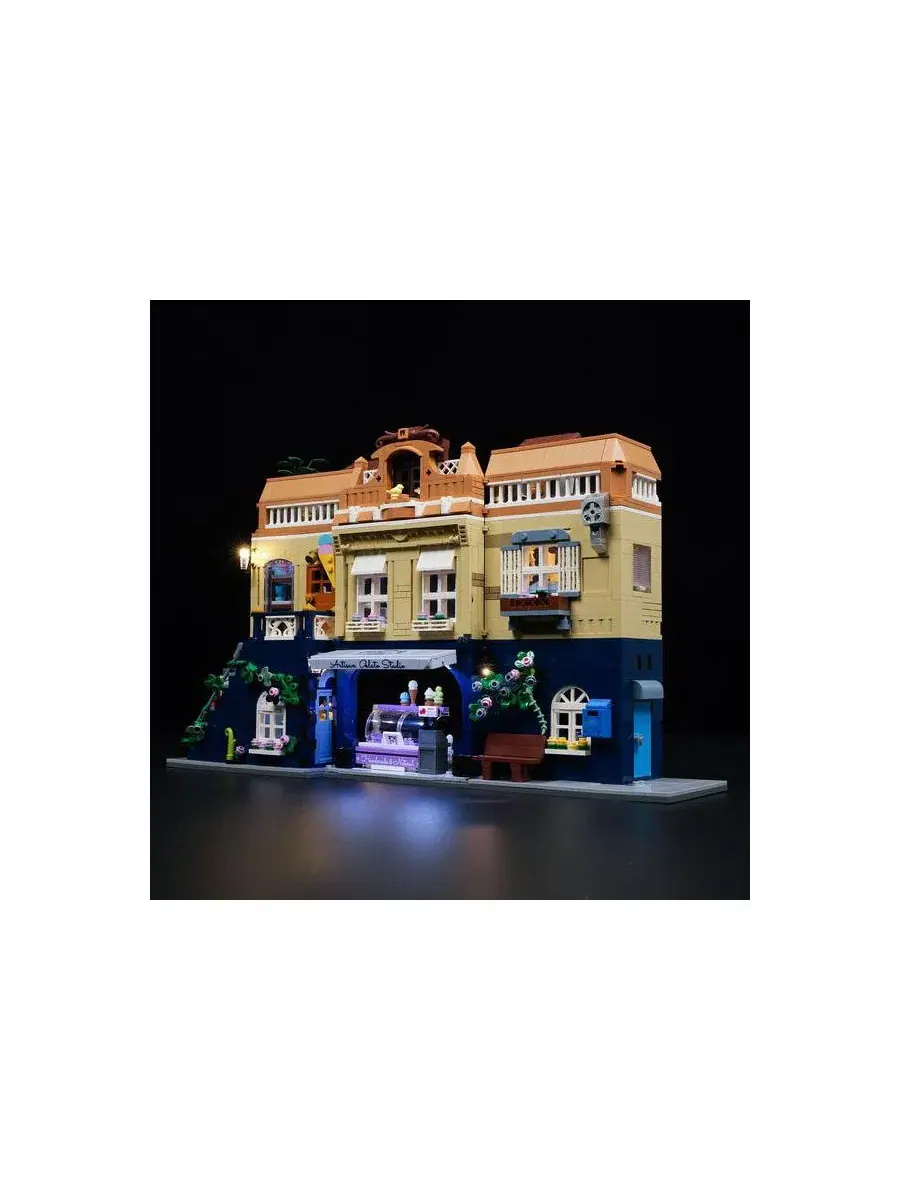 Конструктор Gelato Store 1948 деталей с LED-подсветкой Lumibricks — изображение 3 из 5, нет цвета