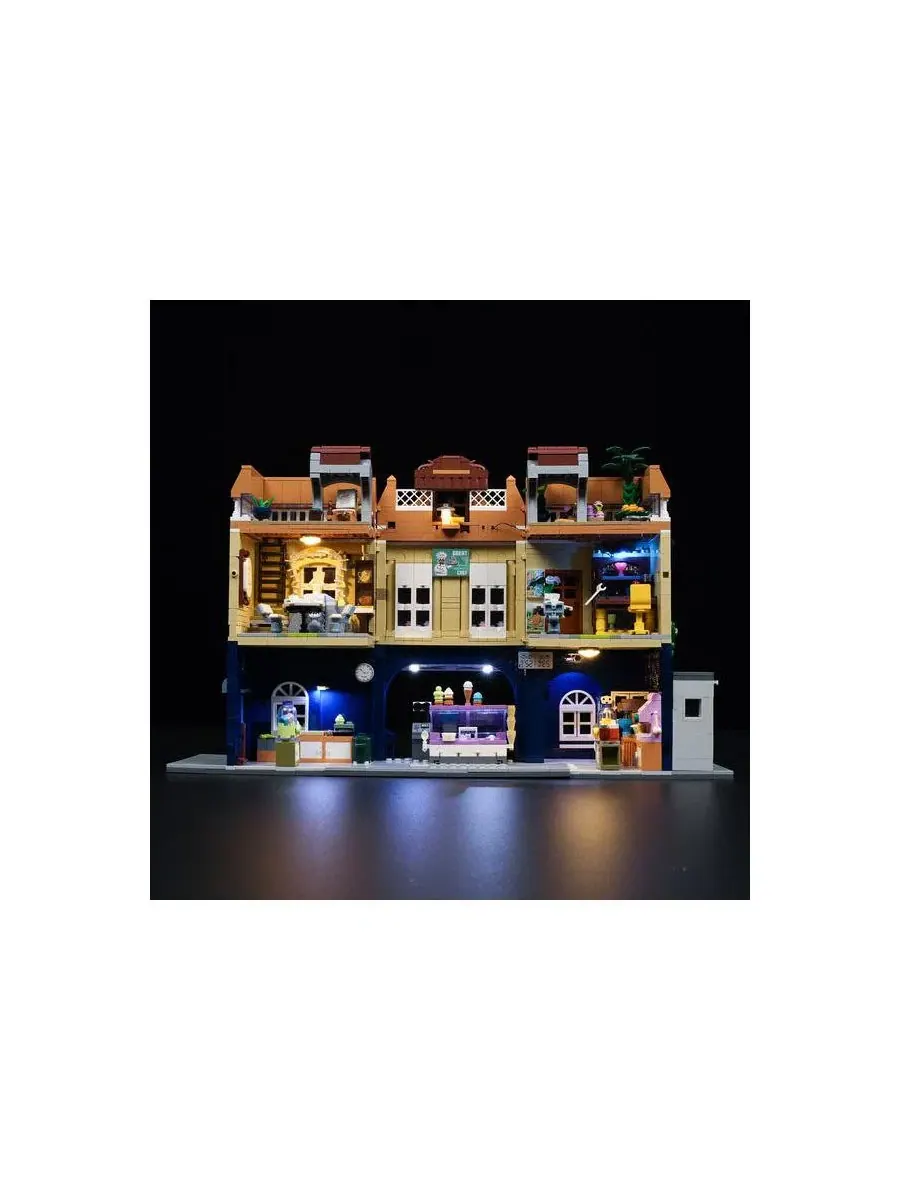 Конструктор Gelato Store 1948 деталей с LED-подсветкой Lumibricks — изображение 4 из 5, нет цвета