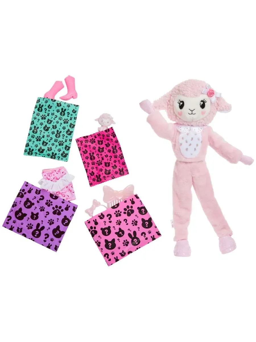 Кукла Cutie Reveal из серии Cuddly и аксессуары Barbie — изображение 3 из 6, нет цвета