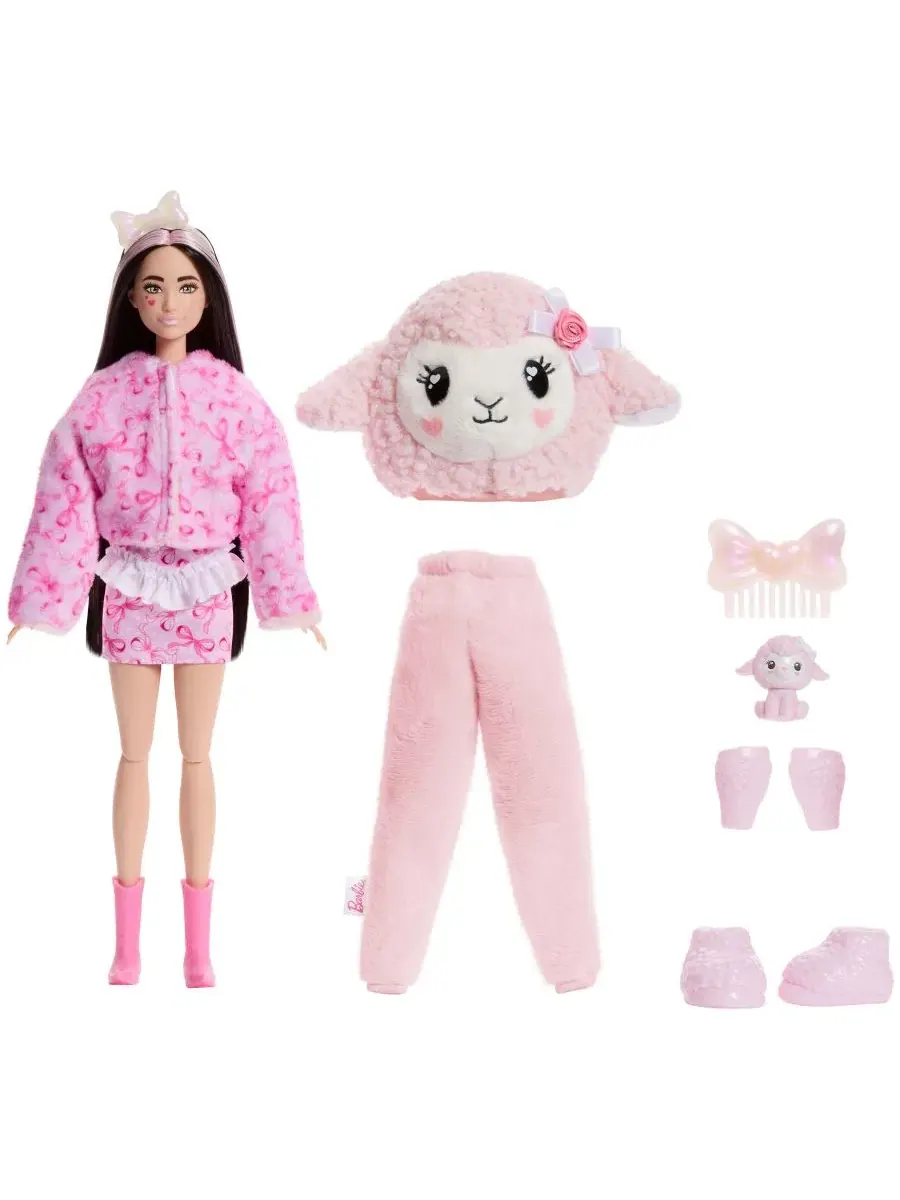 Кукла Cutie Reveal из серии Cuddly и аксессуары Barbie — изображение 4 из 6, нет цвета