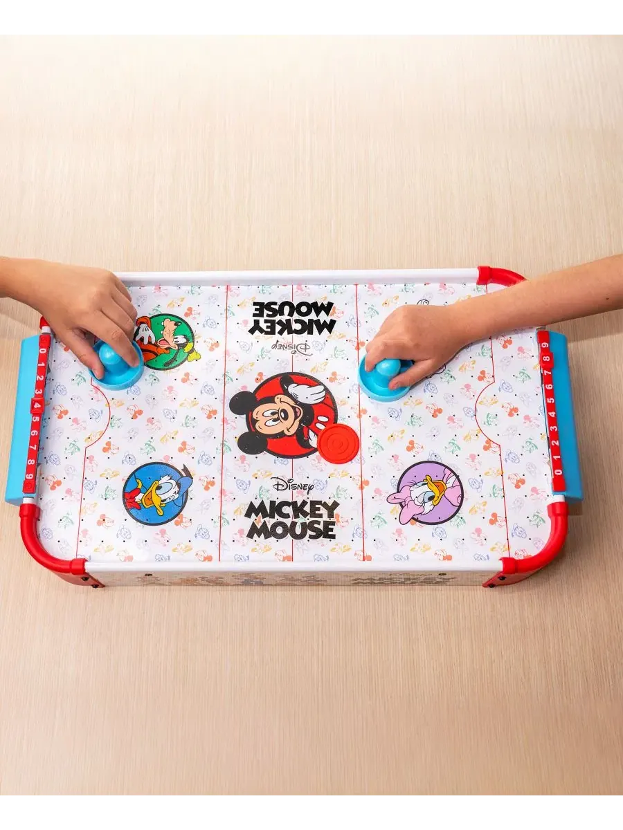 Настольный аэрохоккей с Микки Маусом, электронный World Tech Toys — изображение 4 из 8, нет цвета