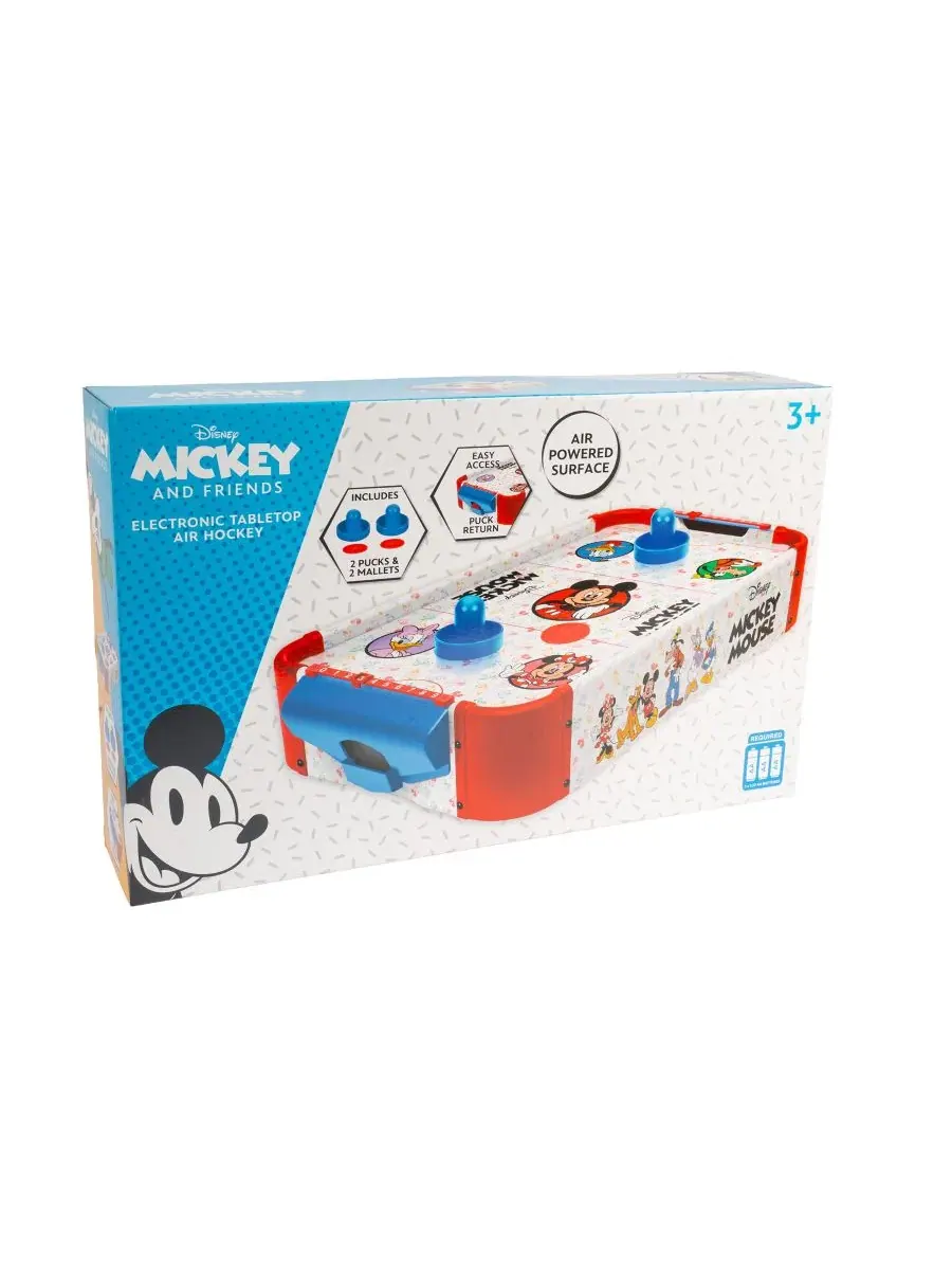 Настольный аэрохоккей с Микки Маусом, электронный World Tech Toys — изображение 7 из 8, нет цвета