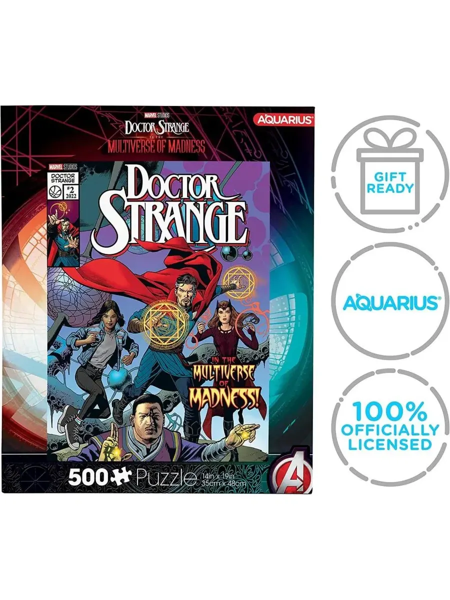 Пазл Marvel Doctor Strange MultiVerse Comic, 500 деталей Nmr Distribution — изображение 3 из 3, нет цвета