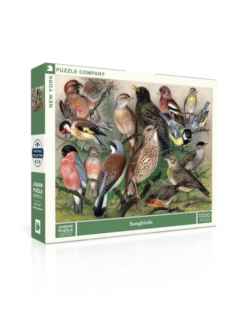 Пазл 1000 элементов Songbirds New York Puzzle Company — изображение 4 из 4, нет цвета