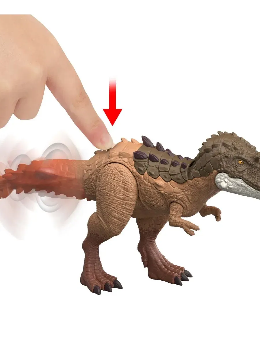 Гигантская фигурка динозавра Горгозавра из серии Thrashers Jurassic World — изображение 3 из 6, нет цвета