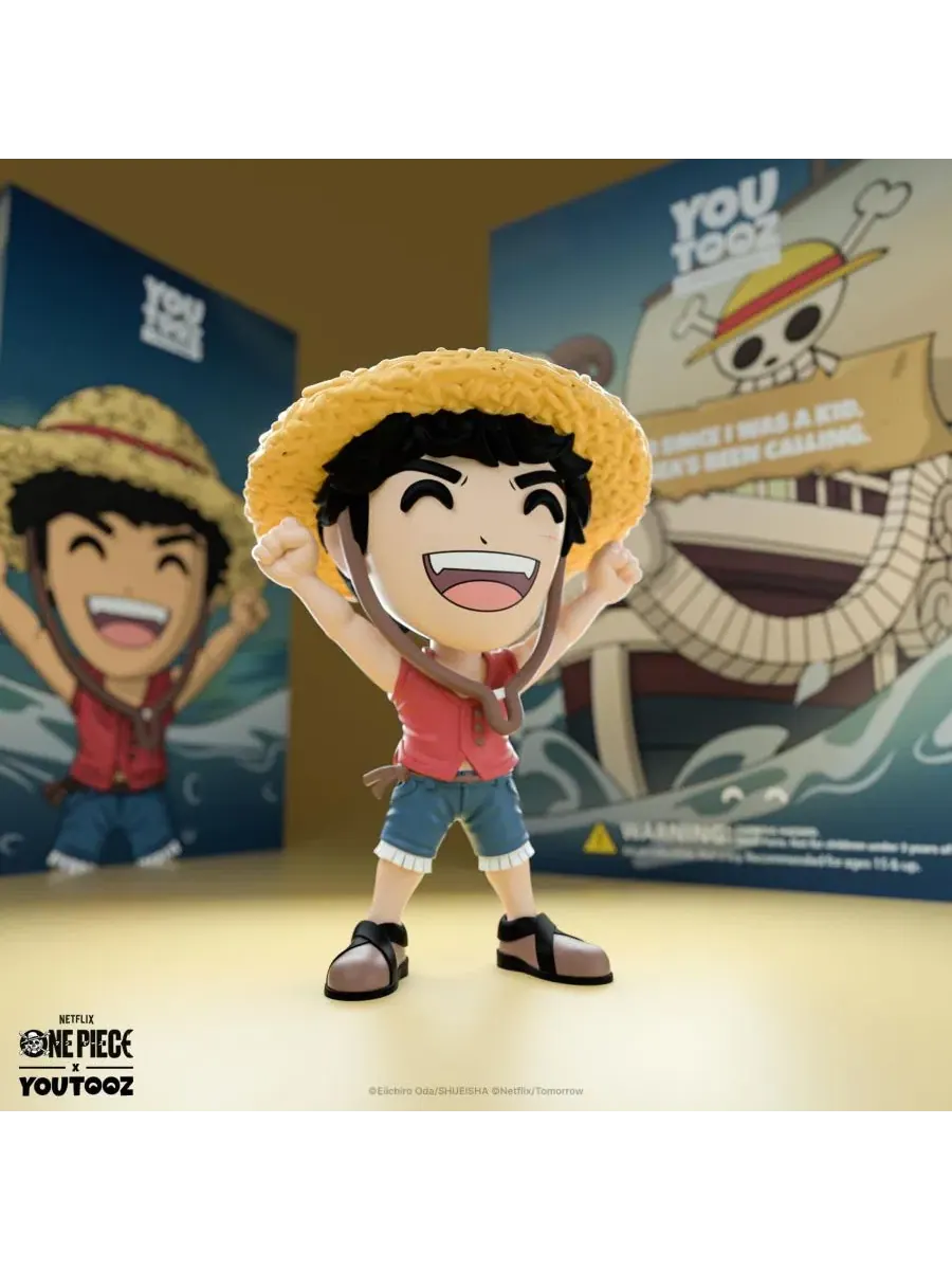 Коллекция One Piece - Виниловая фигурка Луффи (Netflix) #0 Youtooz — изображение 3 из 6, нет цвета