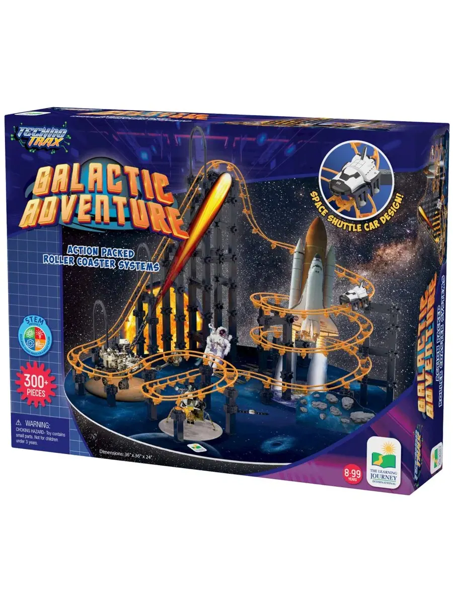 Конструктор Techno Trax Galactic Adventure, 300 деталей The Learning Journey — мульти