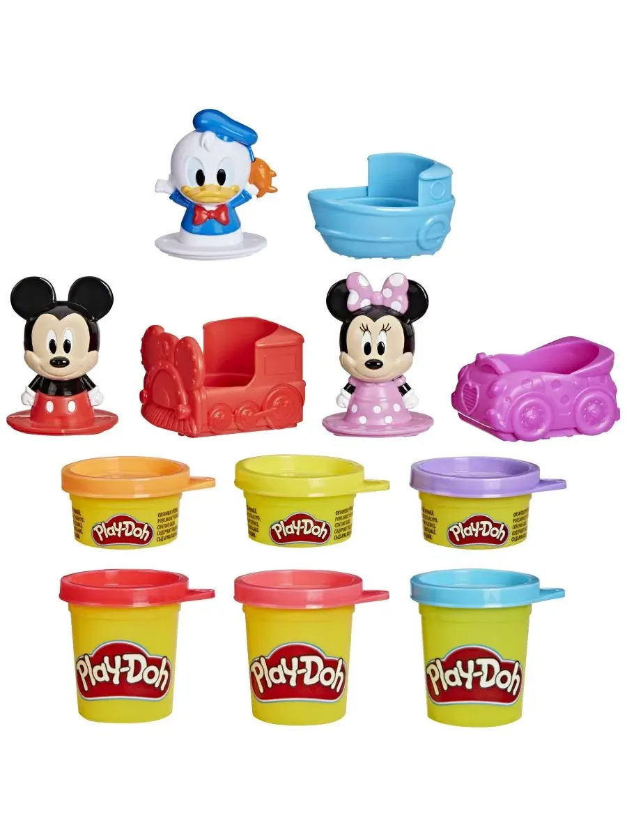 Набор для лепки с игрушками Disney Junior Mickey and Mouse Stamp and Go Megapack Play-Doh — изображение 2 из 11