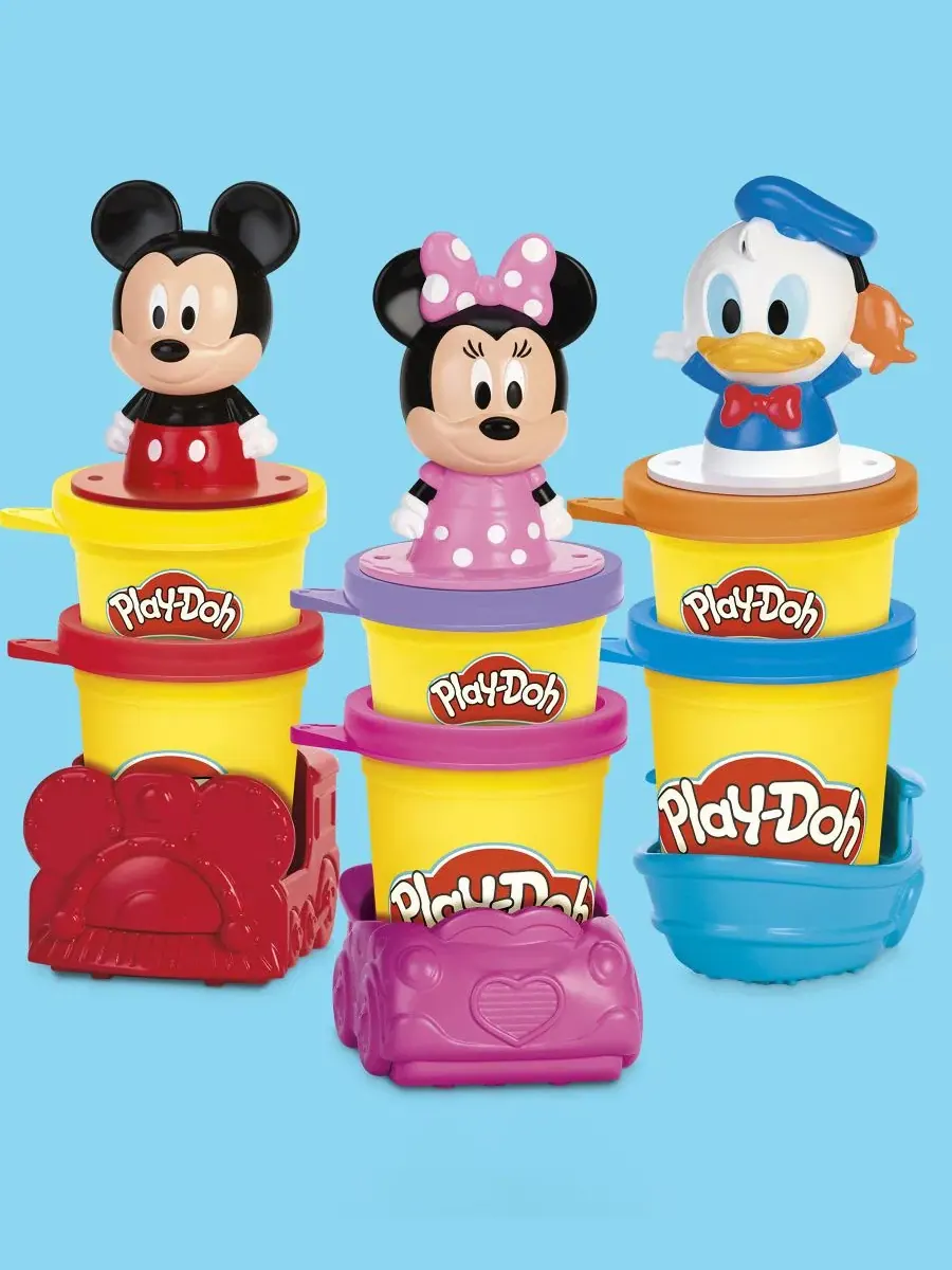 Набор для лепки с игрушками Disney Junior Mickey and Mouse Stamp and Go Megapack Play-Doh — изображение 4 из 11