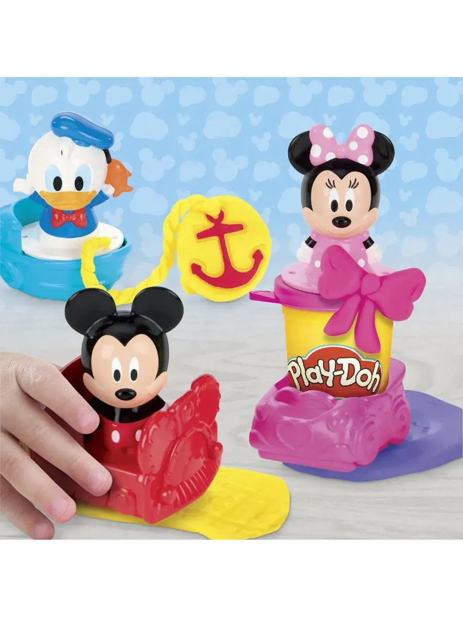 Набор для лепки с игрушками Disney Junior Mickey and Mouse Stamp and Go Megapack Play-Doh — изображение 6 из 11