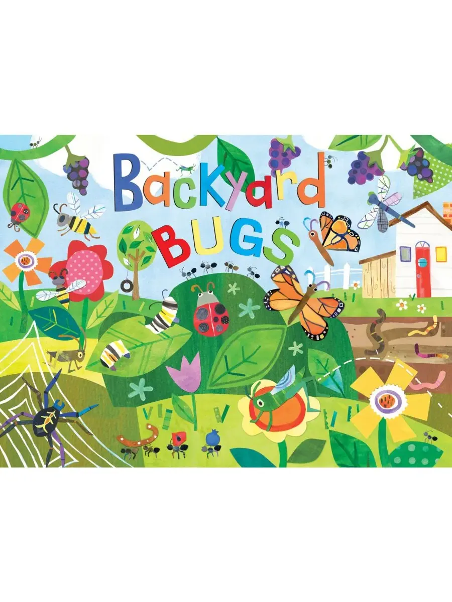 Пазл из 60 деталей с принтом Backyard Bugs MasterPieces Puzzles — изображение 3 из 3, мульти