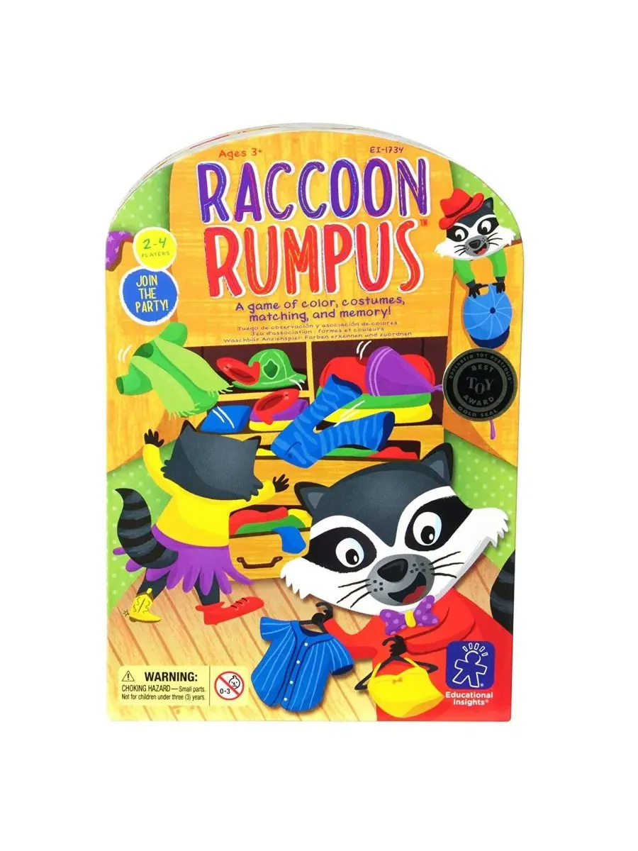 Настольная игра Raccoon Rumpus Educational Insights — изображение 16 из 16
