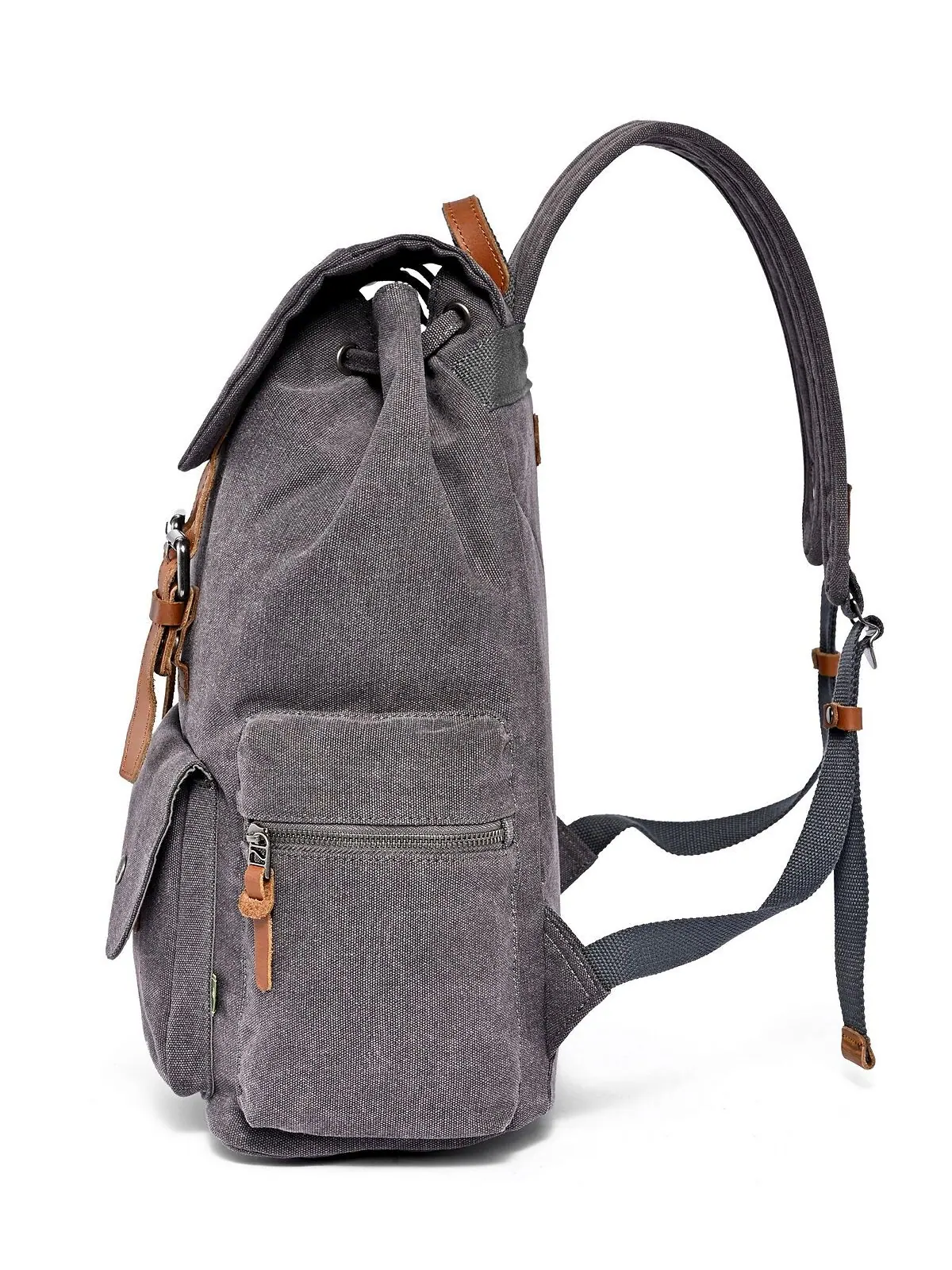 Холщовый рюкзак Coast Ranch TSD BRAND — изображение 6 из 11, серый