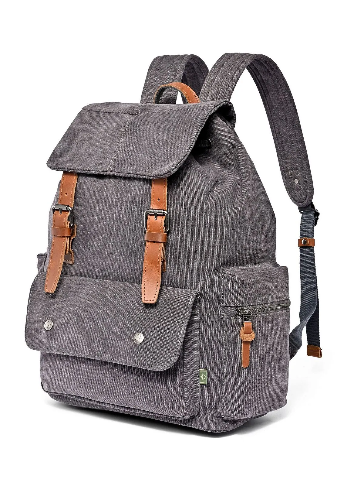 Холщовый рюкзак Coast Ranch TSD BRAND — изображение 7 из 11, серый