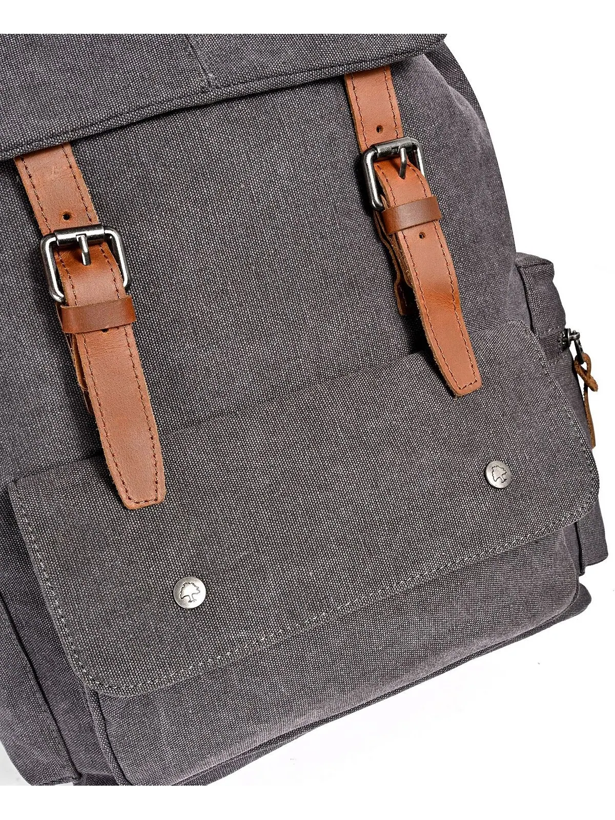 Холщовый рюкзак Coast Ranch TSD BRAND — изображение 9 из 11, серый