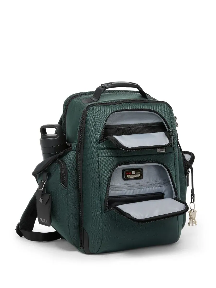 Рюкзак 43 см с камуфляжным принтом Alpha 17" Brief Pack Backpack TUMI, Deep Pine — изображение 3 из 7
