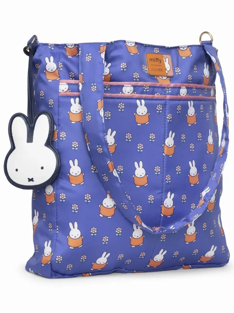 Сумка-шопер Miffy Be Light in Flower Fields JuJuBe, Flower Fields — без цвета