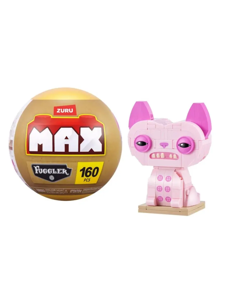 Конструктор Wrinkle McStinkles 160 деталей Fuggler, Assorted Pre-Pack — без цвета
