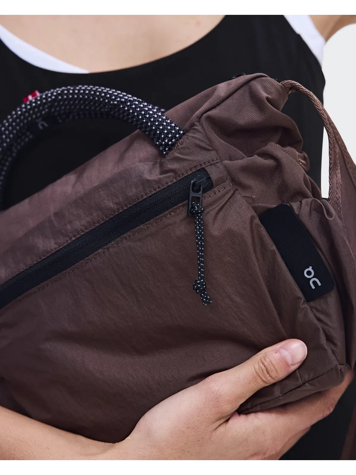 Мини-рюкзак с ручкой из швейцарского каната Track Pack Mini Elite On — изображение 4 из 7, черный