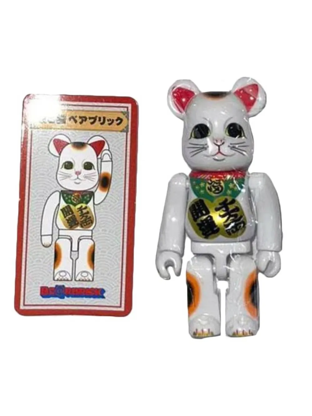 Фигурка виниловая Bearbrick Beckoning Lucky Cat Series 42 100%