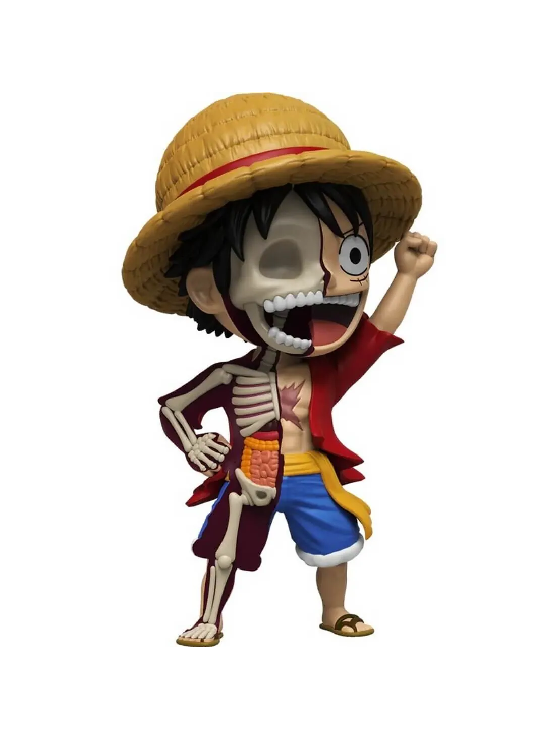 Фигурка Jason Freeny One Piece Mighty Jaxx XXRAY Plus: Luffy — изображение 2 из 5, мультиколор