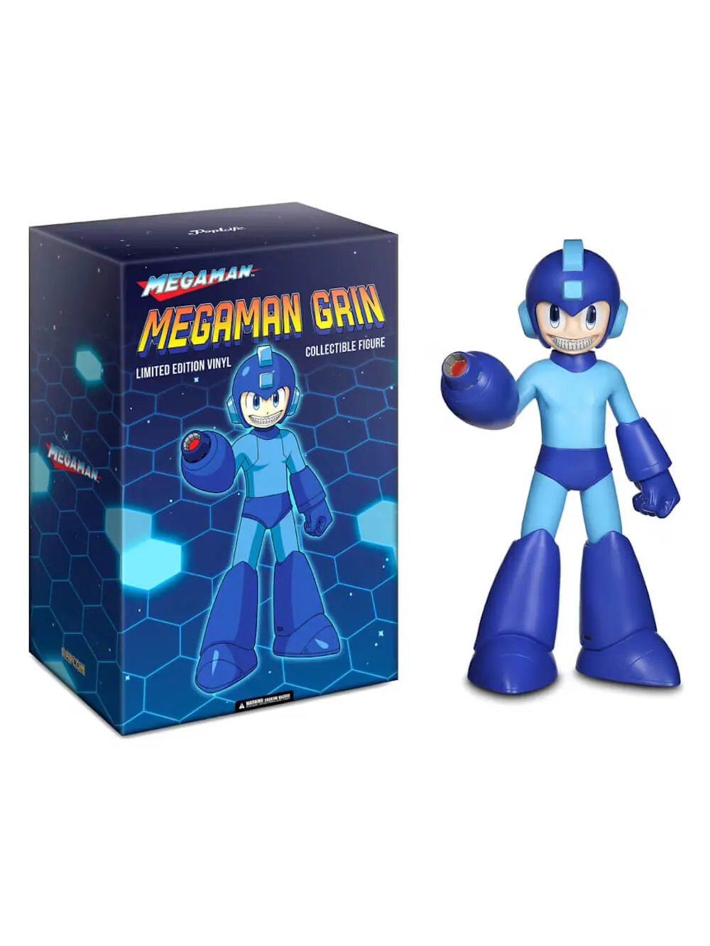 Виниловая фигурка Ron English Megaman Grin — изображение 1 из 3, синий/голубой
