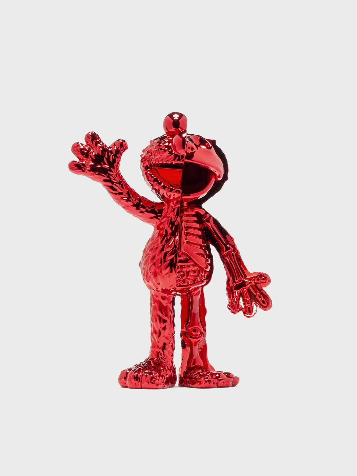 Фигурка Jason Freeny XXRAY Plus x Mighty Jaxx Elmo (Chrome Red Edition)