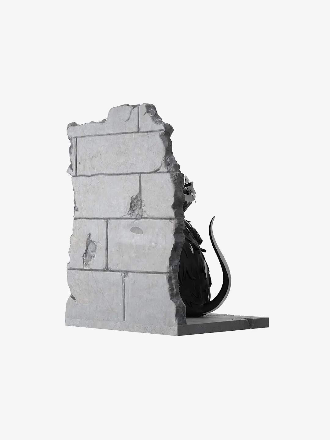Фигурка Banksy x Brandalised x Mighty Jaxx Anarchy Rat — изображение 2 из 3, серый/черный