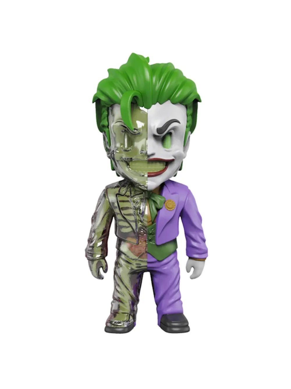 Фигурка DC Comics Mighty Jaxx 4D XXRAY Joker — изображение 1 из 5, фиолетовый/зеленый