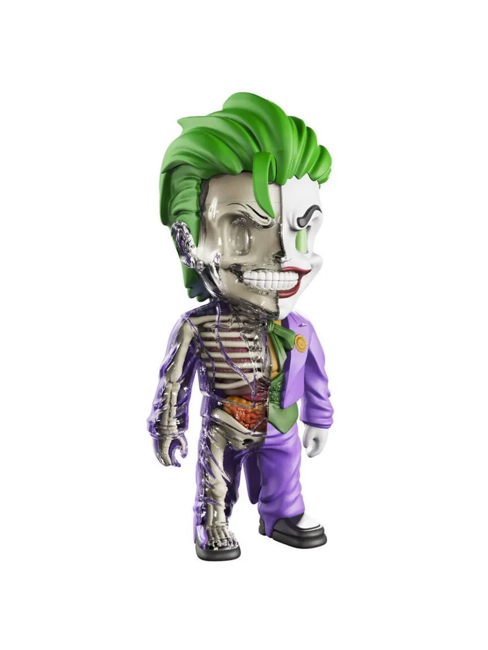 Фигурка DC Comics Mighty Jaxx 4D XXRAY Joker — изображение 2 из 5, фиолетовый/зеленый