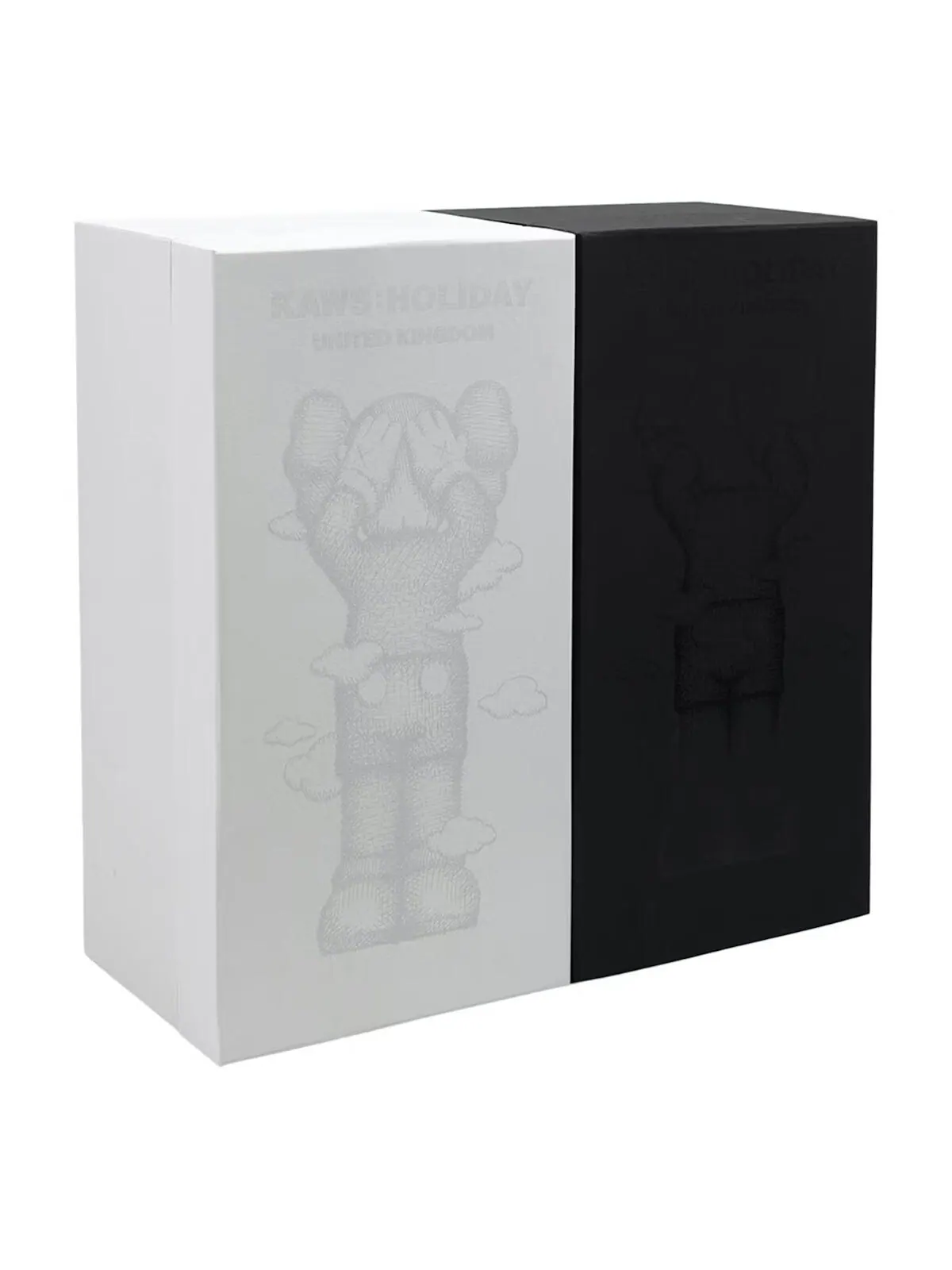 Набор фигурок Kaws Holiday UK Ceramic Containers Set (edition Of 1000) — изображение 3 из 3, белый/черный
