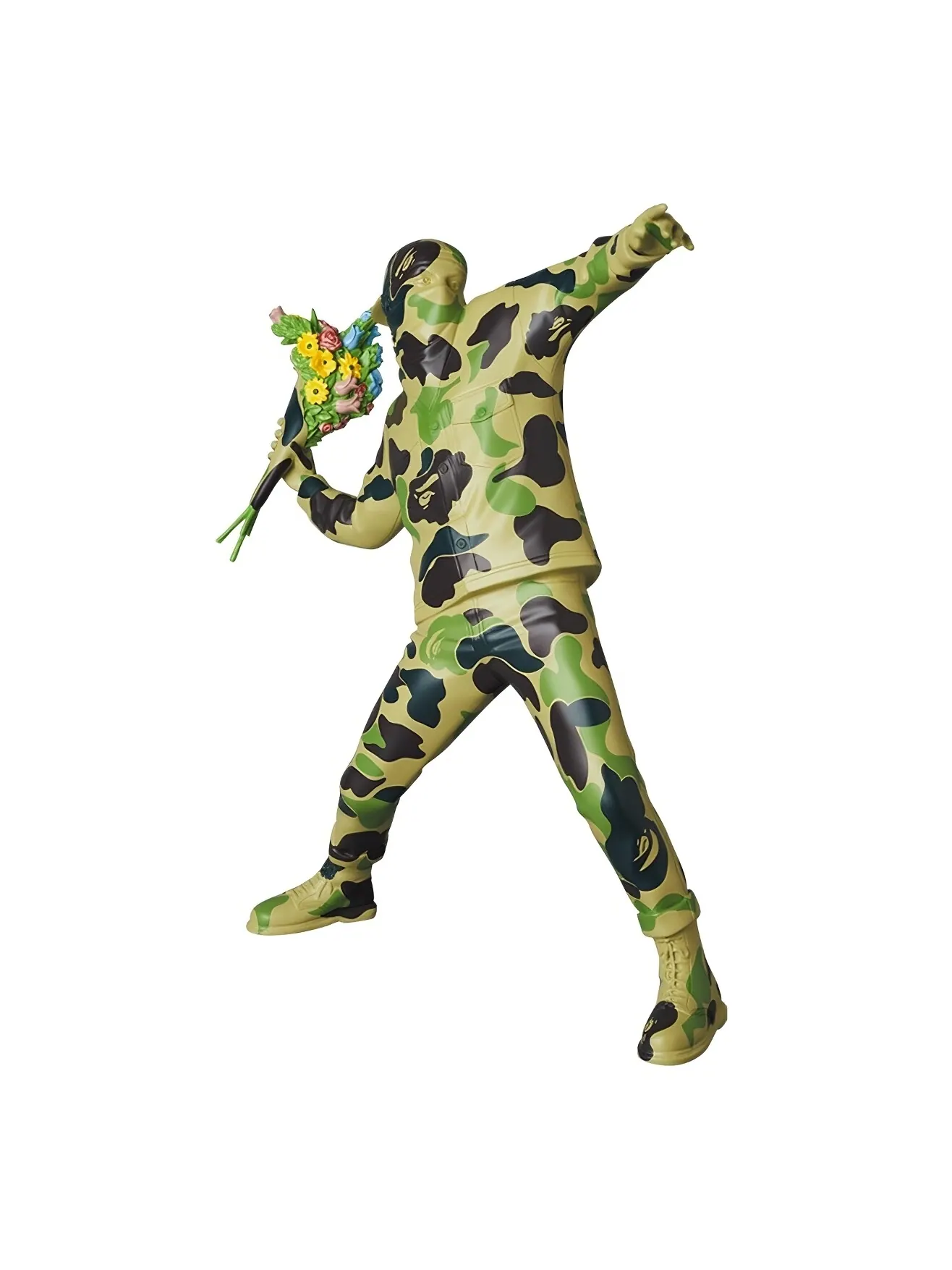 Фигурка Medicom Toy Banksy Brandalism X BAPE Flower Bomber