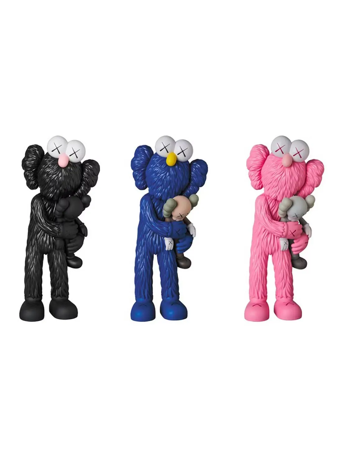 Набор виниловых фигурок Kaws Take — изображение 1 из 2, черный/синий/розовый