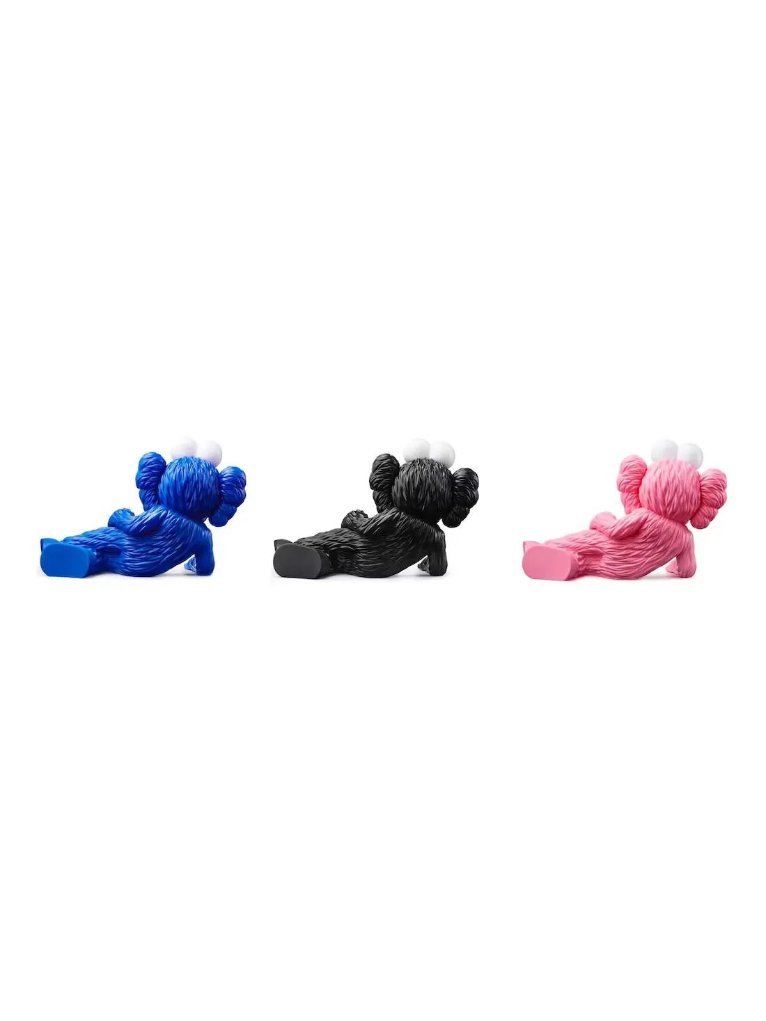 Набор виниловых фигурок Kaws Time Off — изображение 3 из 3, синий/черный/розовый