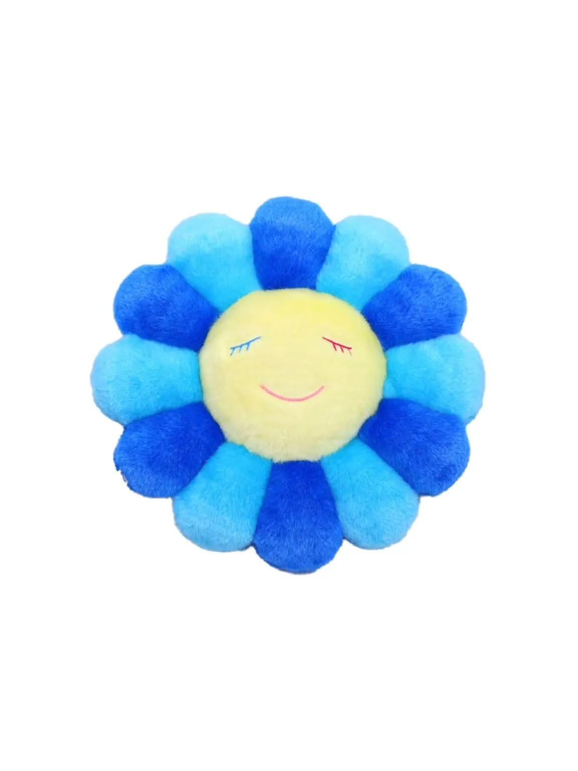 Мягкая плюшевая фигурка Takashi Murakami Flower, 30 см — изображение 2 из 2, синий/голубой/желтый
