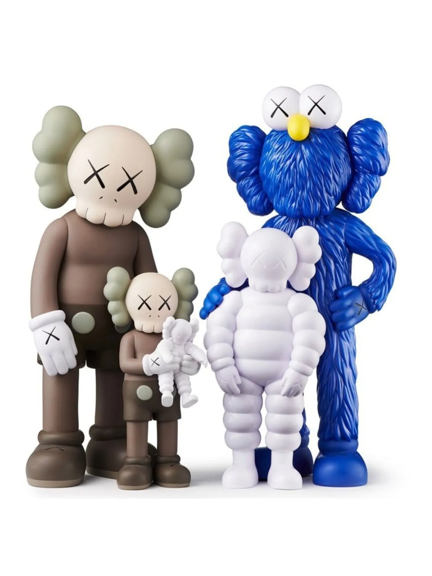 Виниловая фигурка Kaws Family — изображение 1 из 5, коричневый/синий/белый