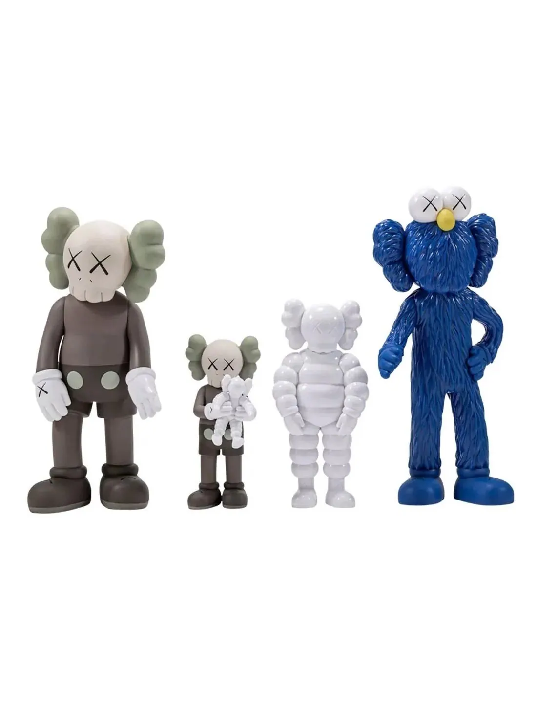 Виниловая фигурка Kaws Family — изображение 4 из 5, коричневый/синий/белый