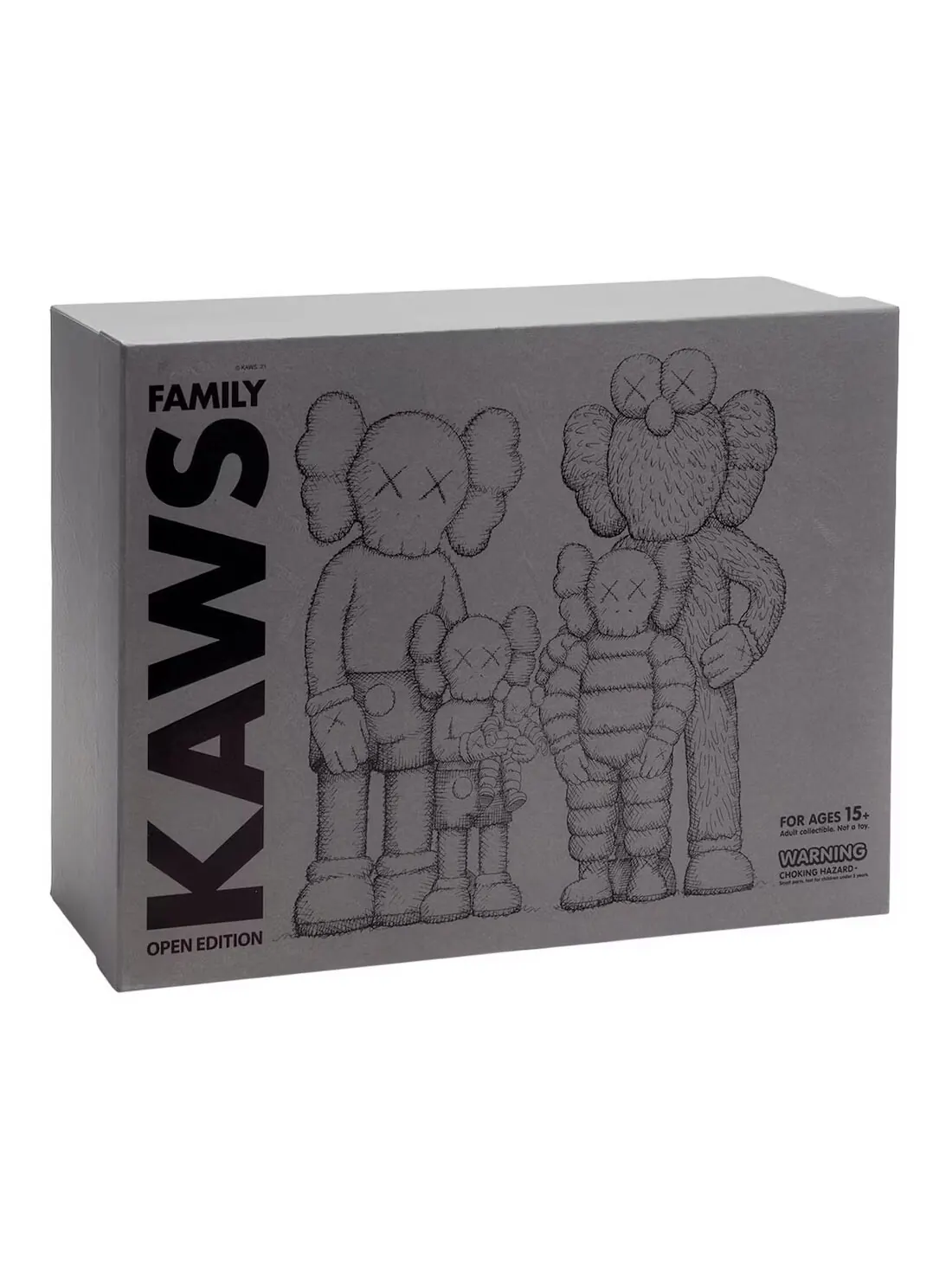 Виниловая фигурка Kaws Family — изображение 5 из 5, коричневый/синий/белый