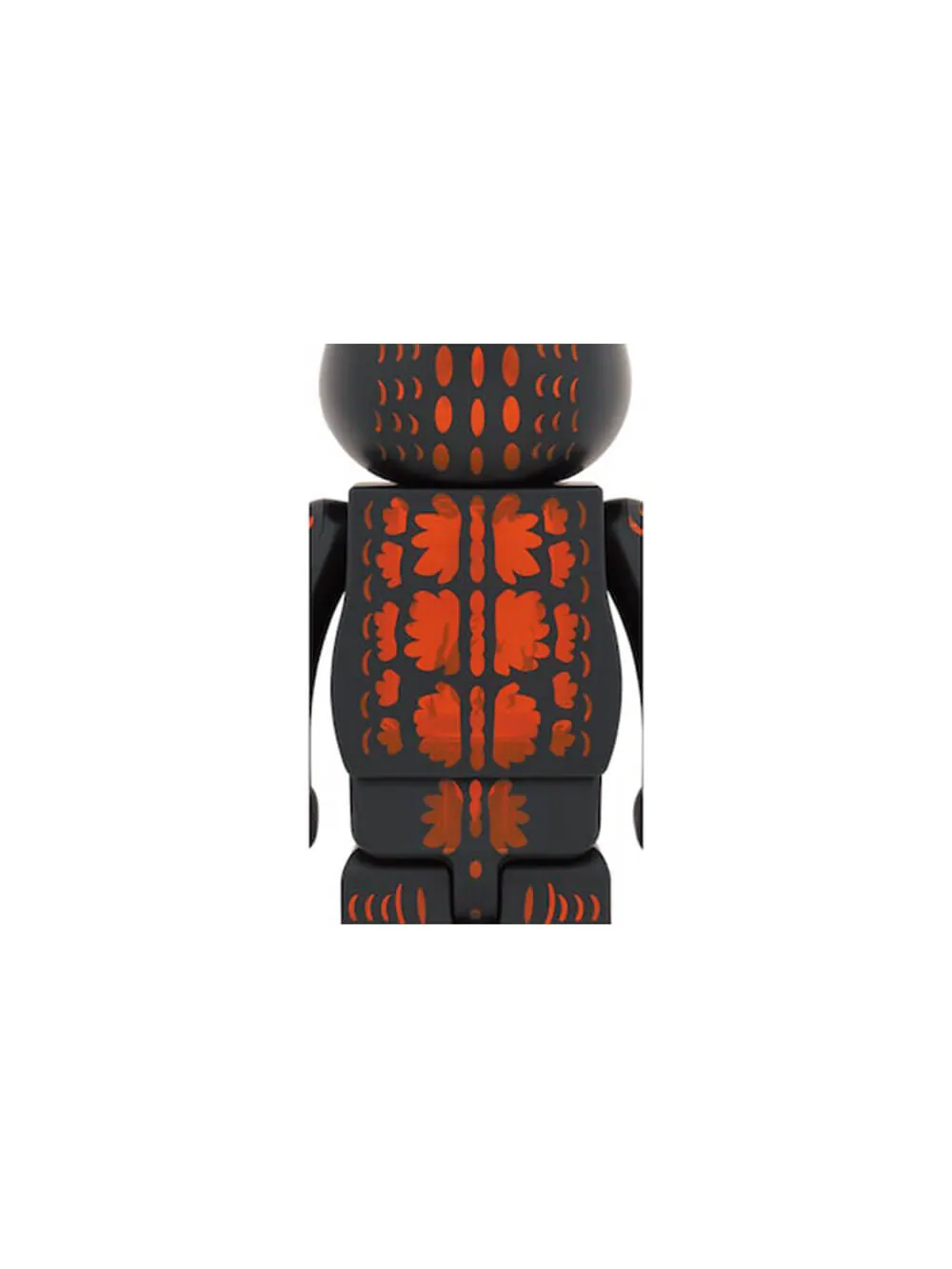 Фигурка Bearbrick Godzilla VS Destoroyah version Godzilla (Meltdown) 1000% — изображение 2 из 2, черный/оранжевый