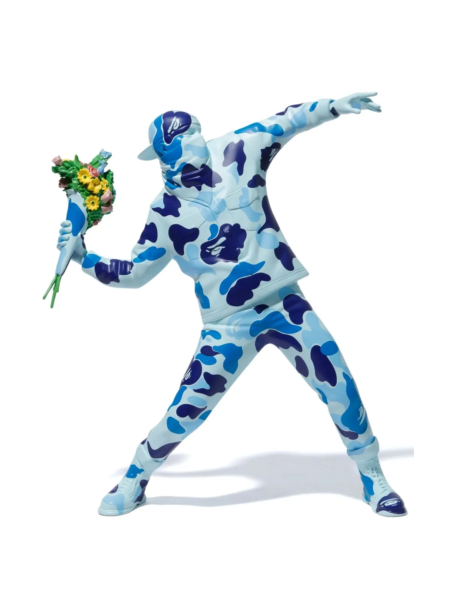 Фигурка Medicom Toy Banksy Brandalism X BAPE Flower Bomber