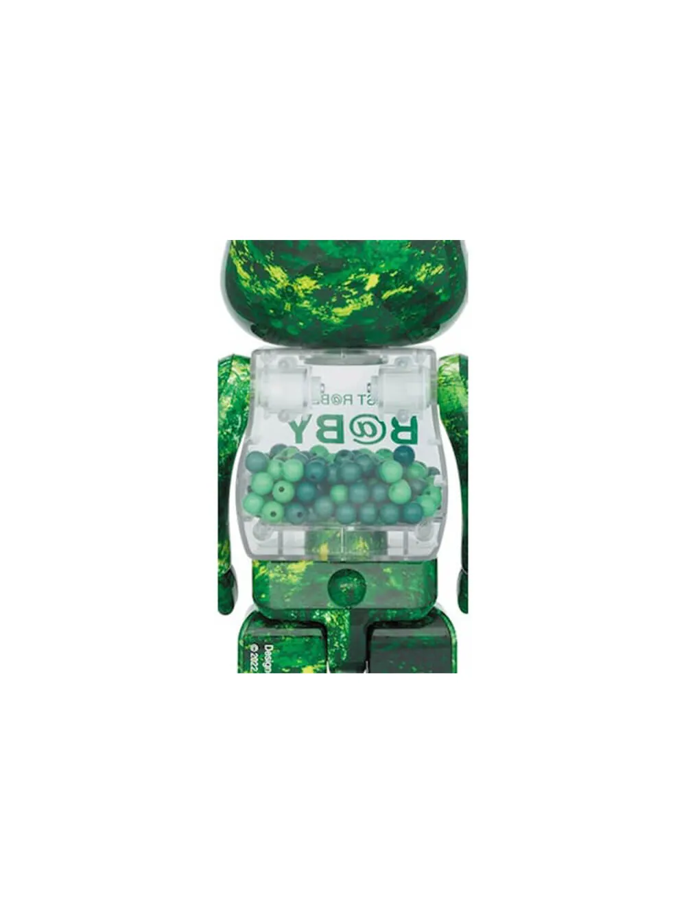 Фигурка Bearbrick My First Rabbrick Baby 100% & 400% Set — изображение 3 из 3, зеленый