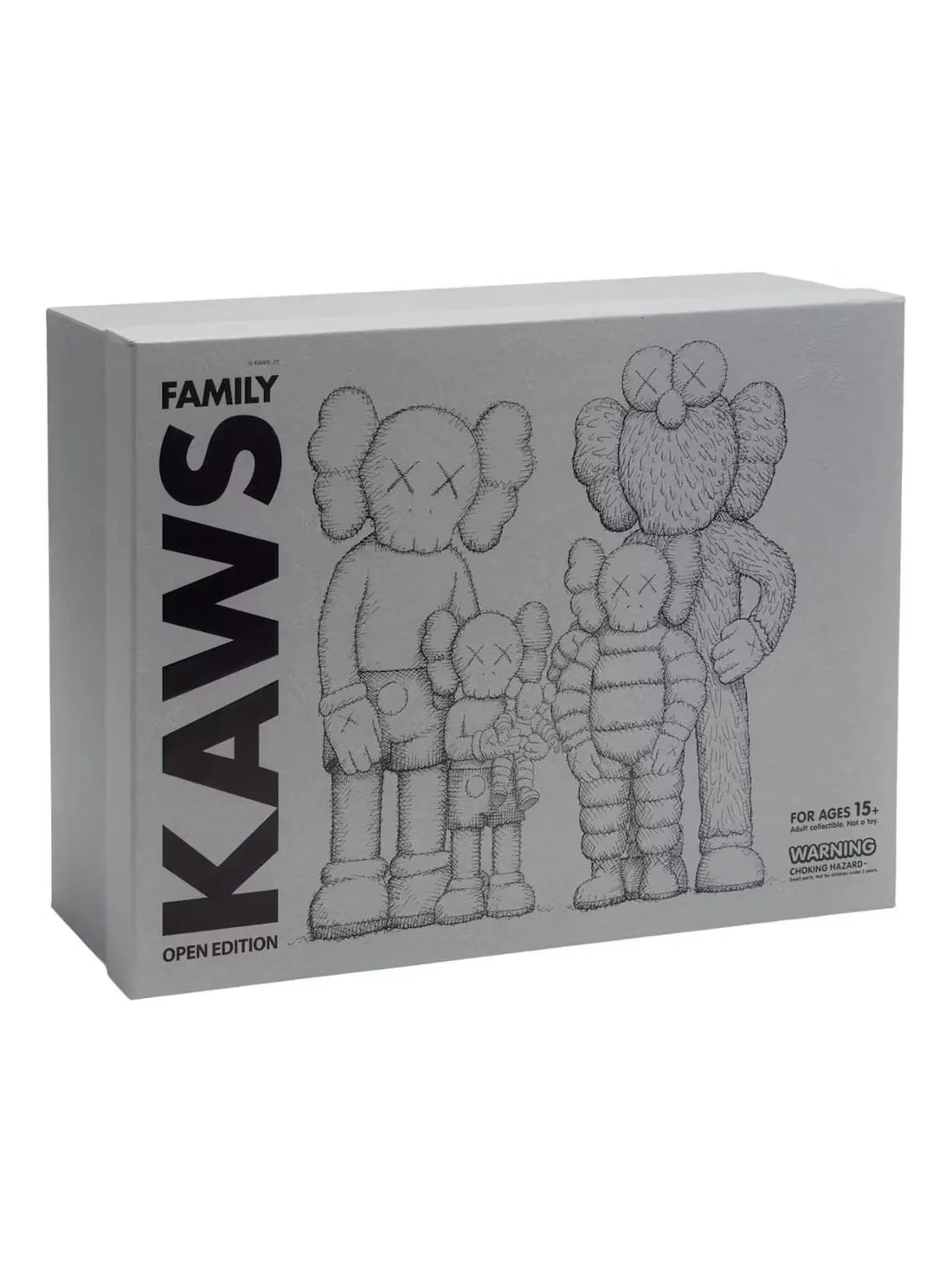 Виниловая фигурка Kaws Family — изображение 3 из 3, серый/розовый