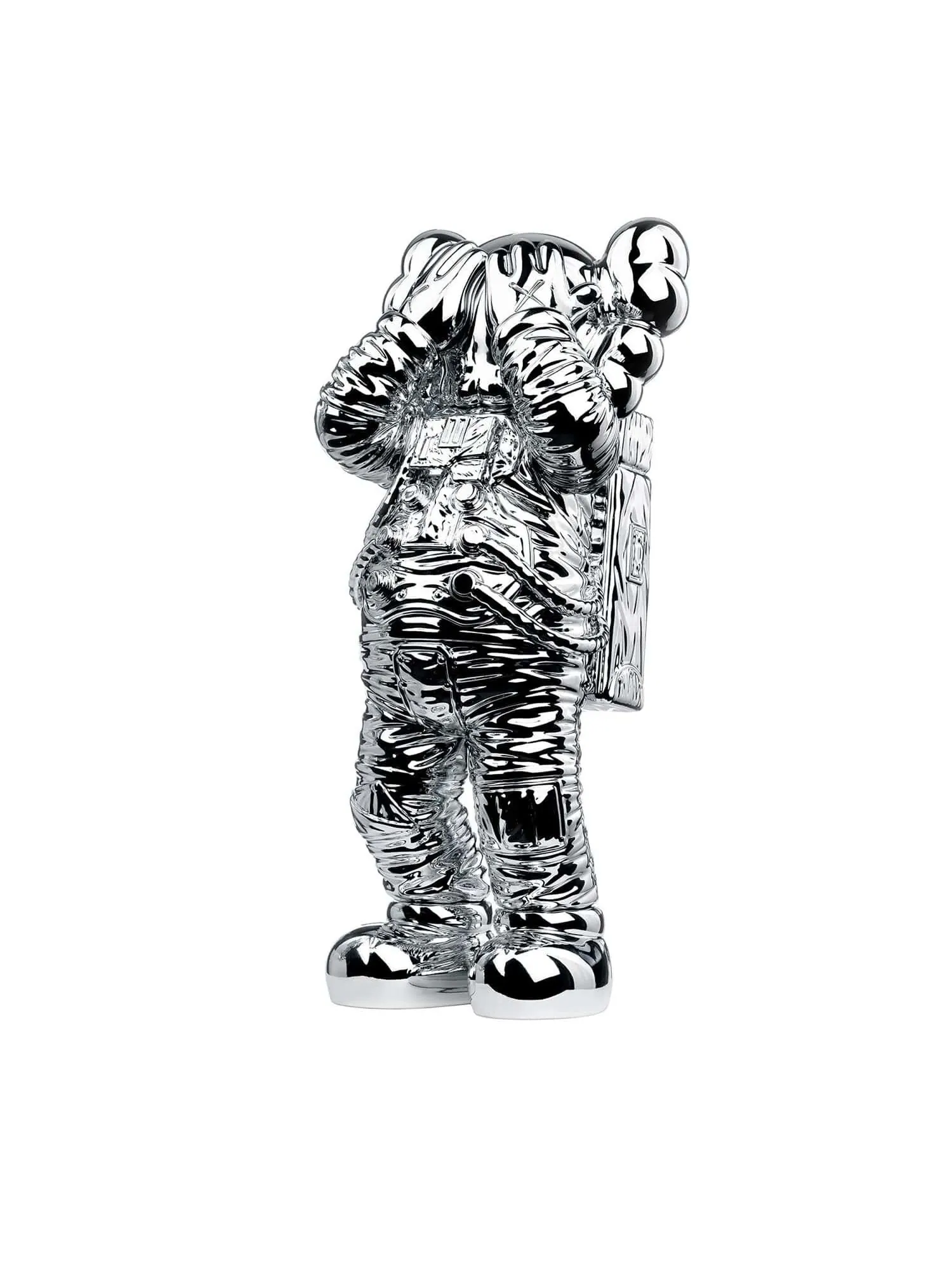 Фигурка Bearbrick Rabbrick Chrome 400% — изображение 3 из 3, серебряный