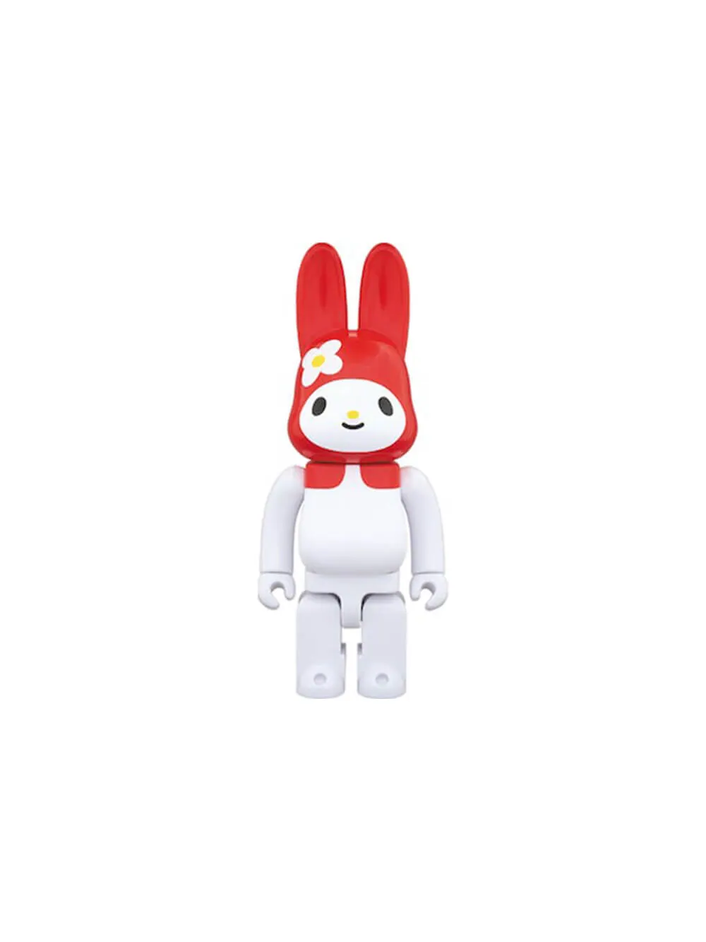 Фигурка Bearbrick NY@BRICK Maneki Neko 400% — изображение 1 из 2, белый/красный