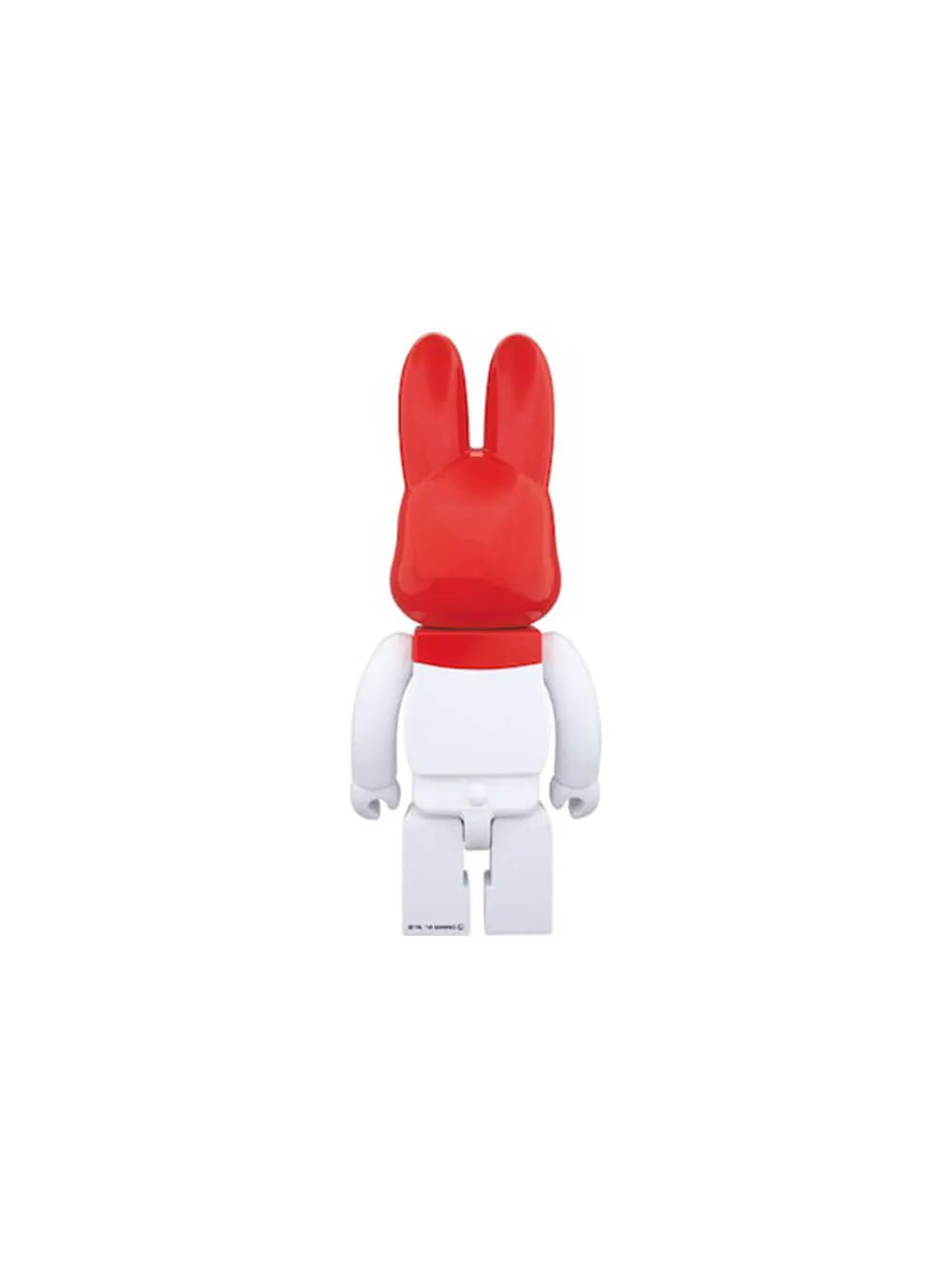 Фигурка Bearbrick NY@BRICK Maneki Neko 400% — изображение 2 из 2, белый/красный