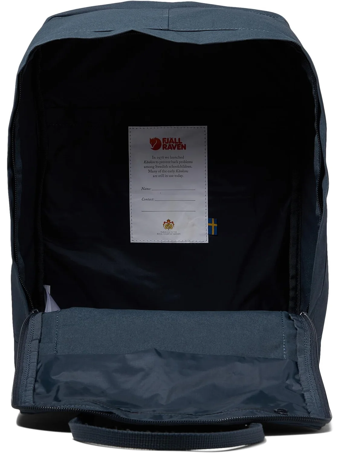 Рюкзак мужской Fjallraven 13 Kanken Fjällräven нейлон — изображение 3 из 4, синий
