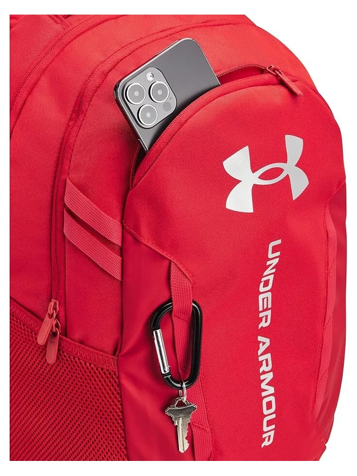Рюкзак унисекс Under Armour Hustle 6.0 полиэстер — изображение 4 из 5, красный